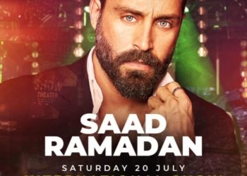 النجم اللبناني سعد رمضان في دبي يوم السبت القادم